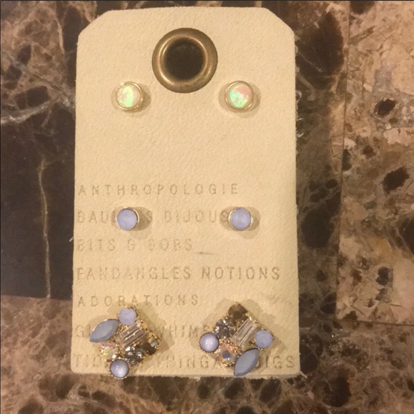 Anthropologie Jewelry - Anthropologie stud earrings set